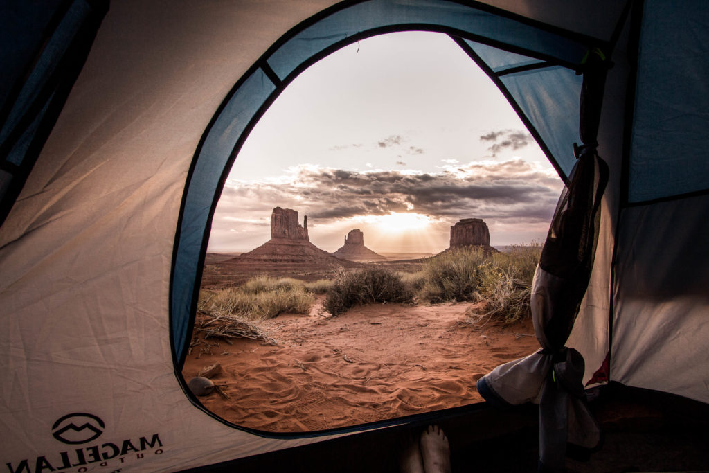 Campground The View à Monument Valley 