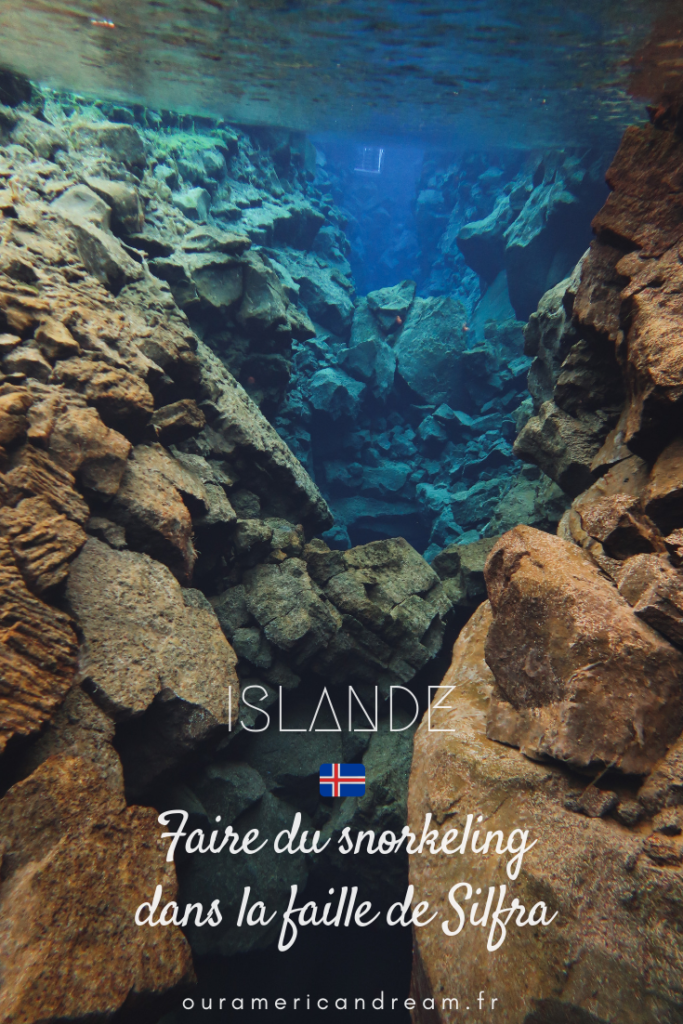 Islande | Faire du snorkeling dans une faille entre deux continent à Silfra