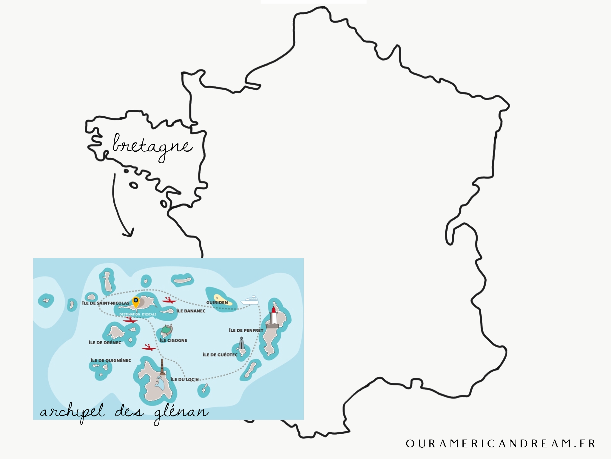 Bretagne | Une journée dans Les Glénan