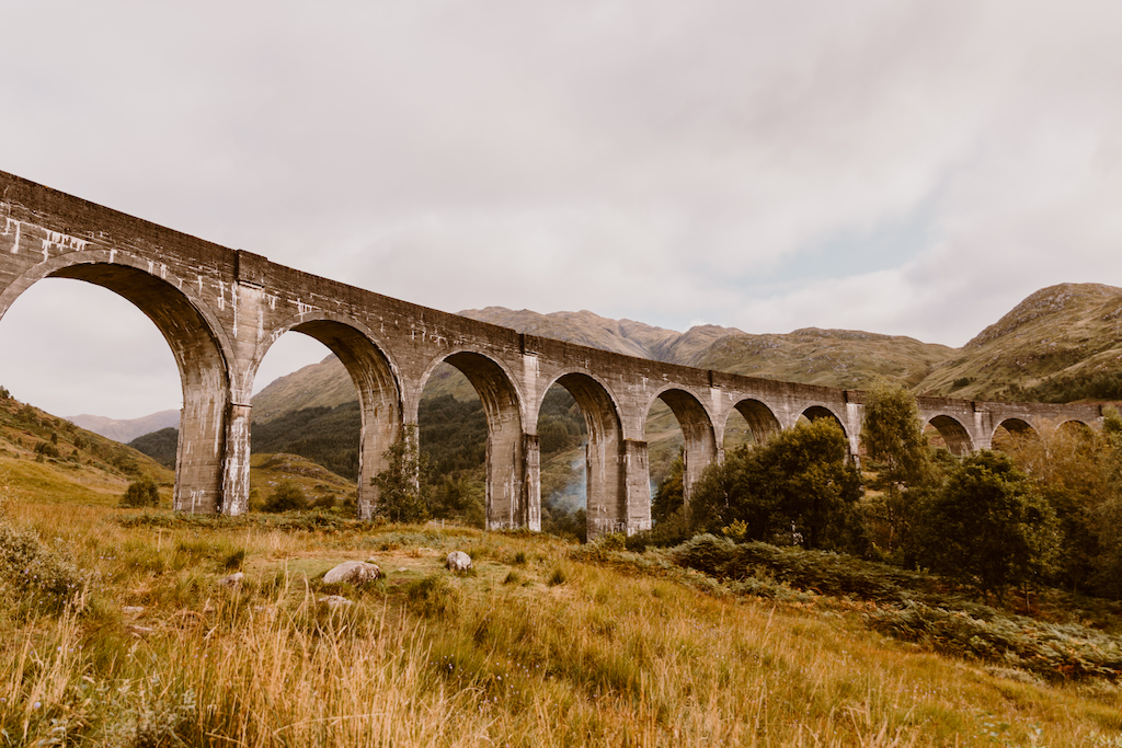 Voir le train d'Harry Potter en Écosse