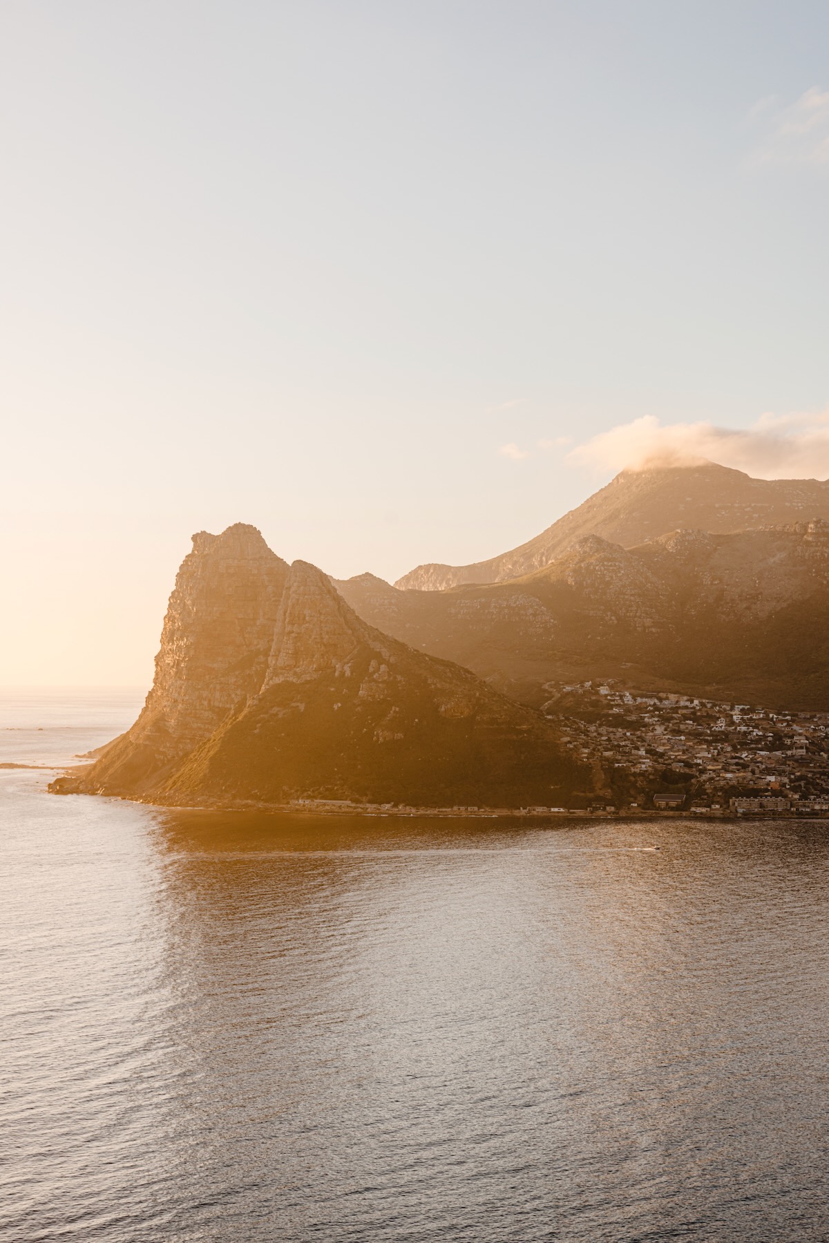 Coucher de soleil à Hout Bay