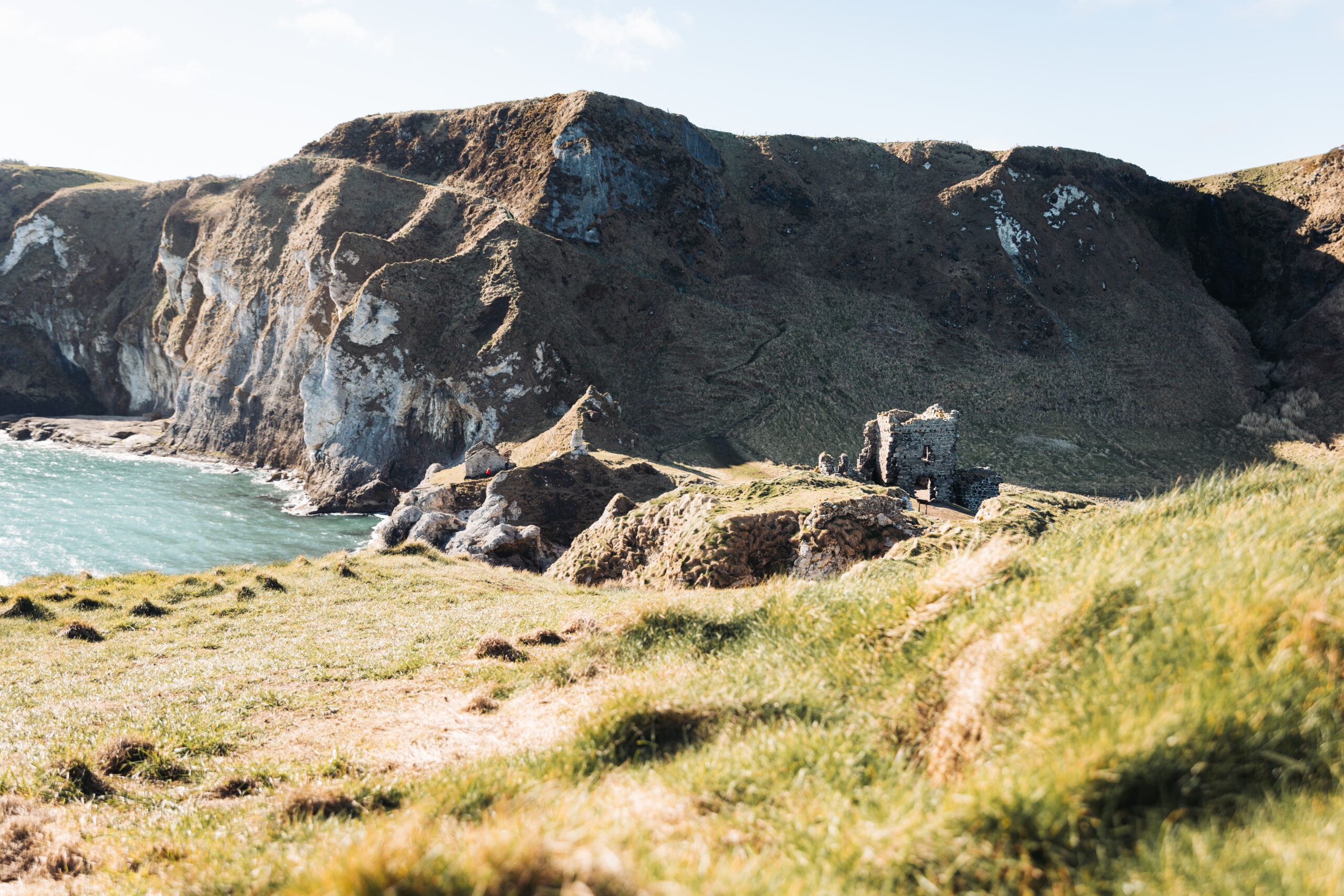 Road trip sur la Causeway Coastal Route - Kinbane Castle