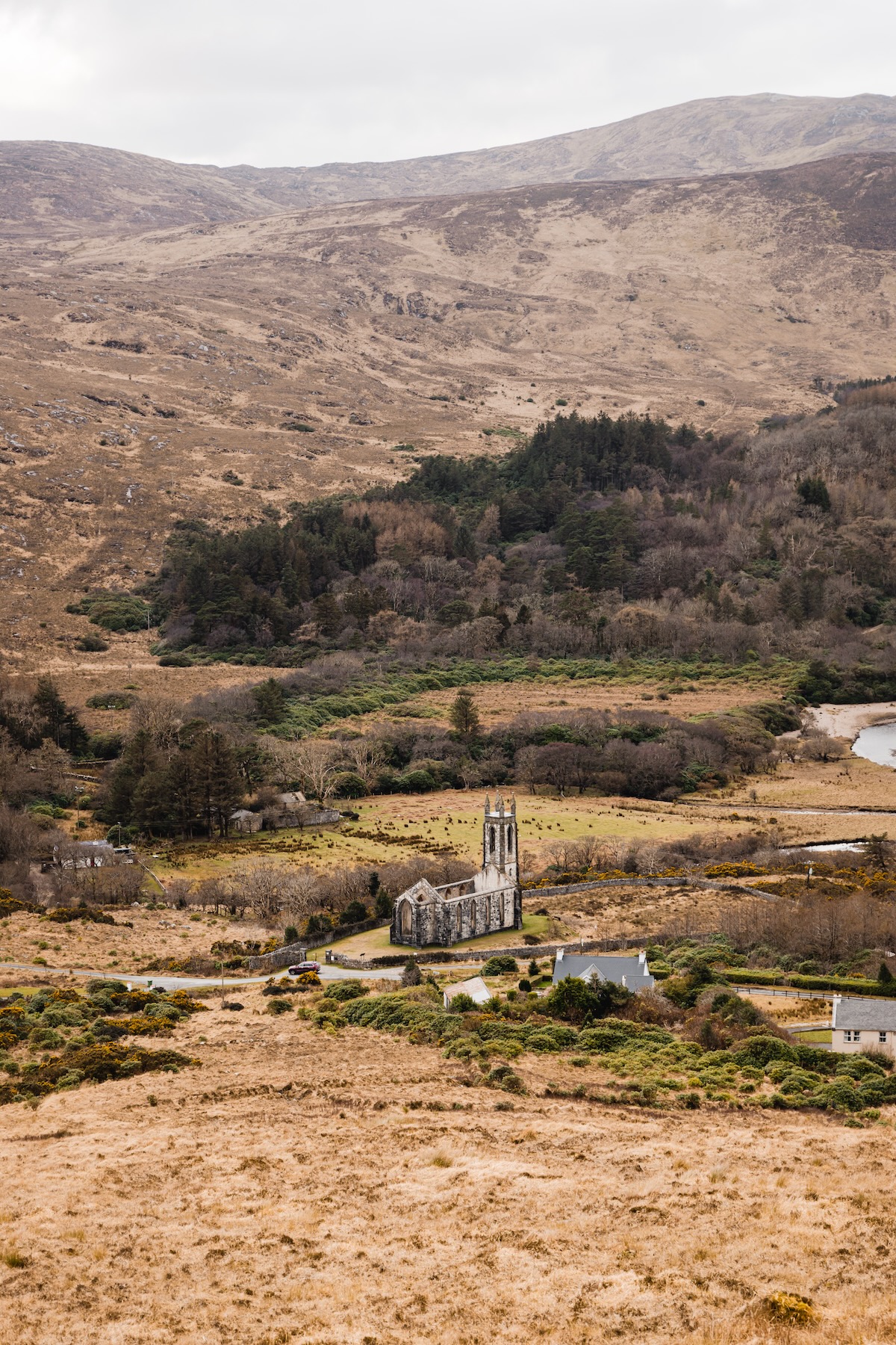 l’église de Dunlewey dans le Donegal